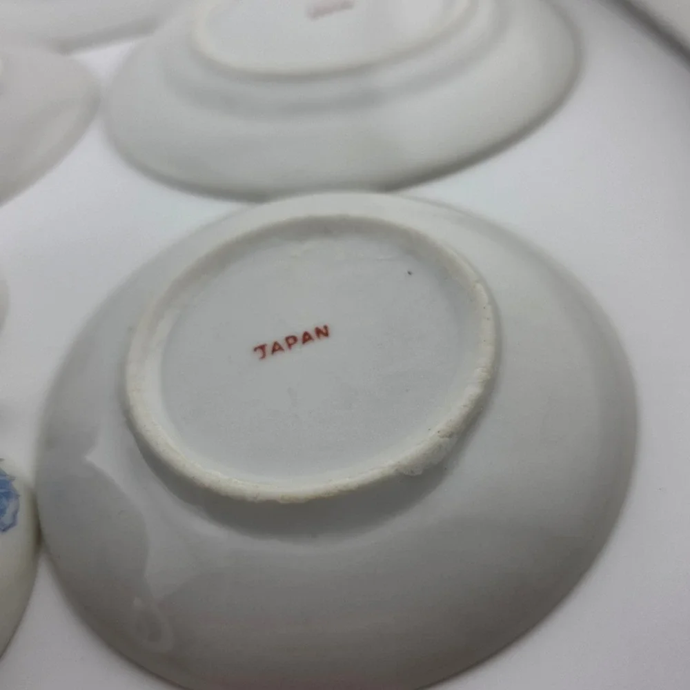Vintage Porcelain Miniature‎ Tea Set 11pc Made in Japan Incomplete